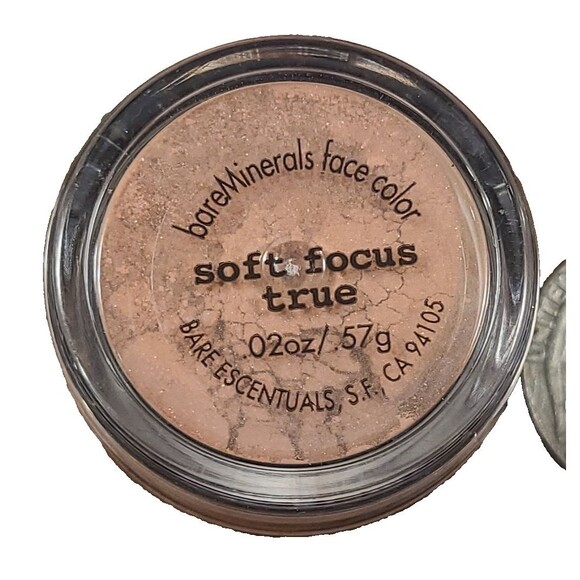 Bare Escentuals id bareMinerals SOFT FOCUS TRUE All Over Face Color .02 oz .57 g - Picture 1 of 7